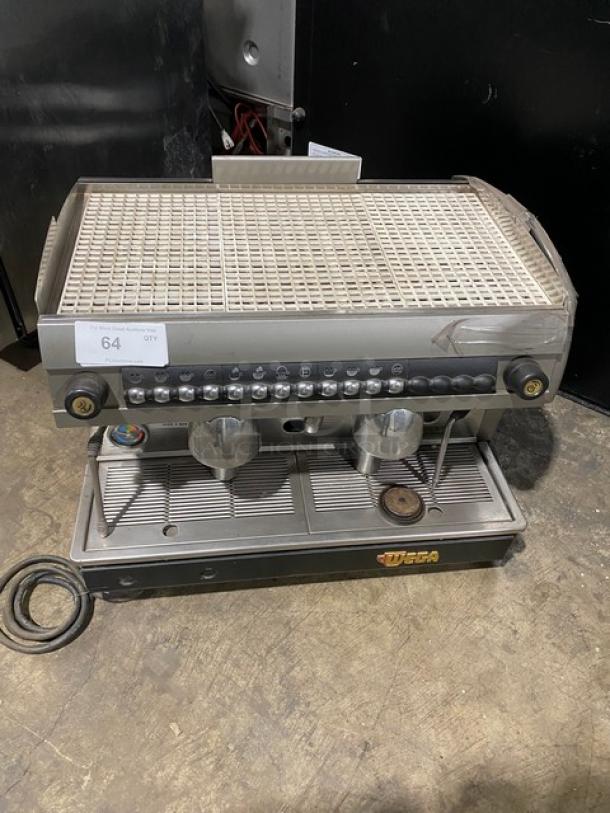 Wega Sphera Series Commercial Stainless Steel Countertop EVD 2-Group Espresso Machine! Model: SPHERA.EVD.2 SN: 230002! 230V! - Image 9 of 9