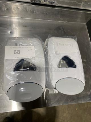Provon Commercial Wall Mounted Sanitizer/Soap Dispensers! All One Money!