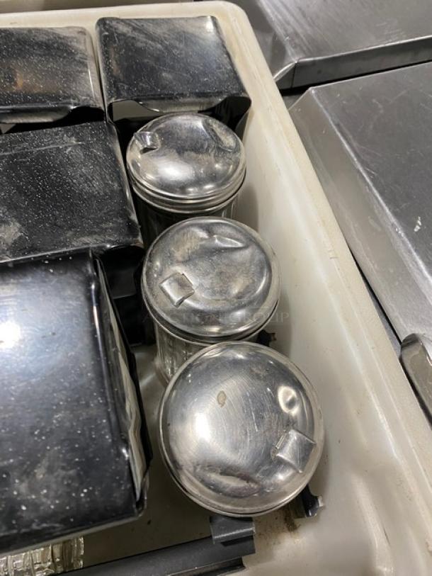 Lot Of Commercial Tabletop Napkin Dispensers! With Spice/Grated Cheese Shakers! All One Money! - Image 4 of 6