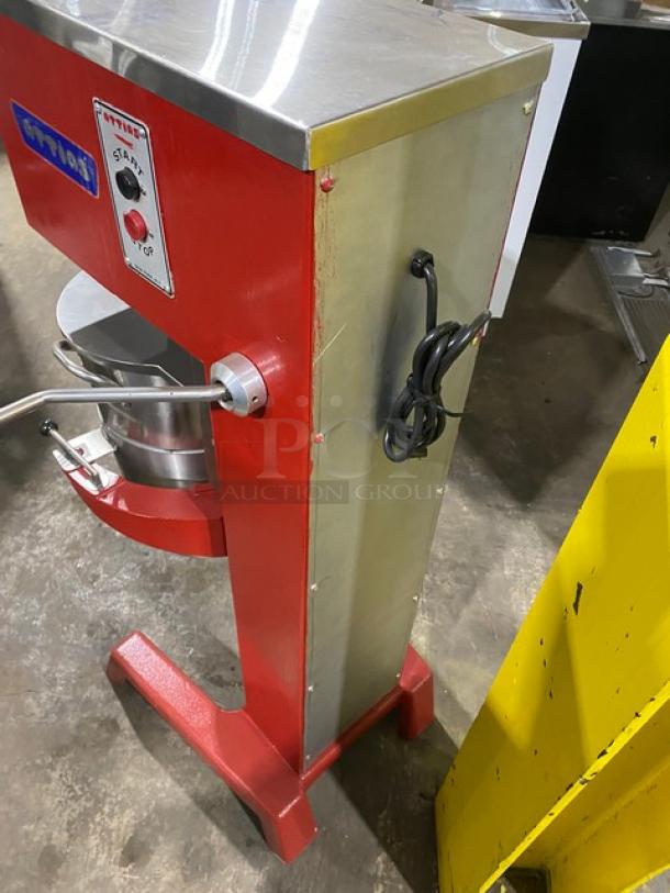 Attias Commercial Red Heavy Duty Floor Style Chocolate Kettle Mixer! Model: USA30! 115V 1 Phase! - Image 4 of 8