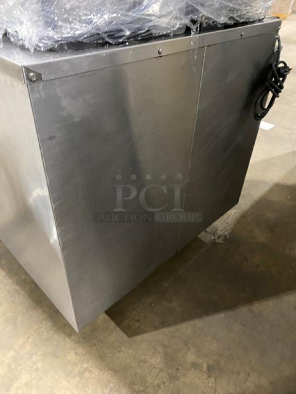 FWE Commercial Stainless Steel Electric Powered Undercounter 16 Pan Mobile Insulated Heated Holding Cabinet! Energy Star Certified! With Built In Pan Holding Racks! Model: HLC-16-CHP SN: 206891204! 120V 1 Phase! On Casters! - Image 3 of 9