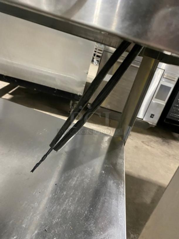 Commercial Stainless Steel 3 Bay Hot Food Steam Table! With Undershelf! On Legs! - Image 6 of 7