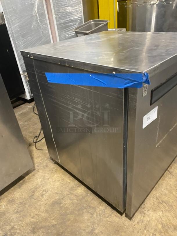 Delfield Commercial Stainless Steel Single Door Undercounter Worktop Refrigerator! Model: 406P-STAR2 SN: 1812152002113! 115V 1 Phase! On Casters! - Image 2 of 7