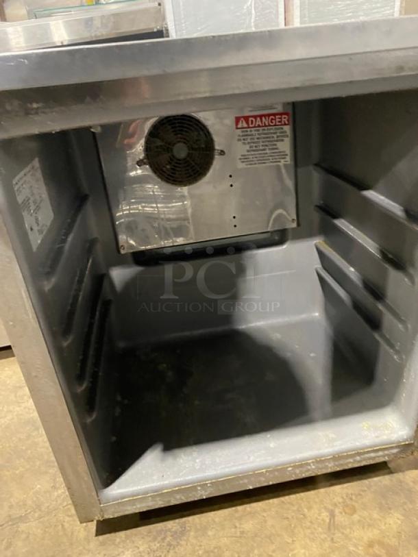 Delfield Commercial Stainless Steel Single Door Undercounter Worktop Refrigerator! Model: 406P-STAR2 SN: 1812152002113! 115V 1 Phase! On Casters! - Image 5 of 7