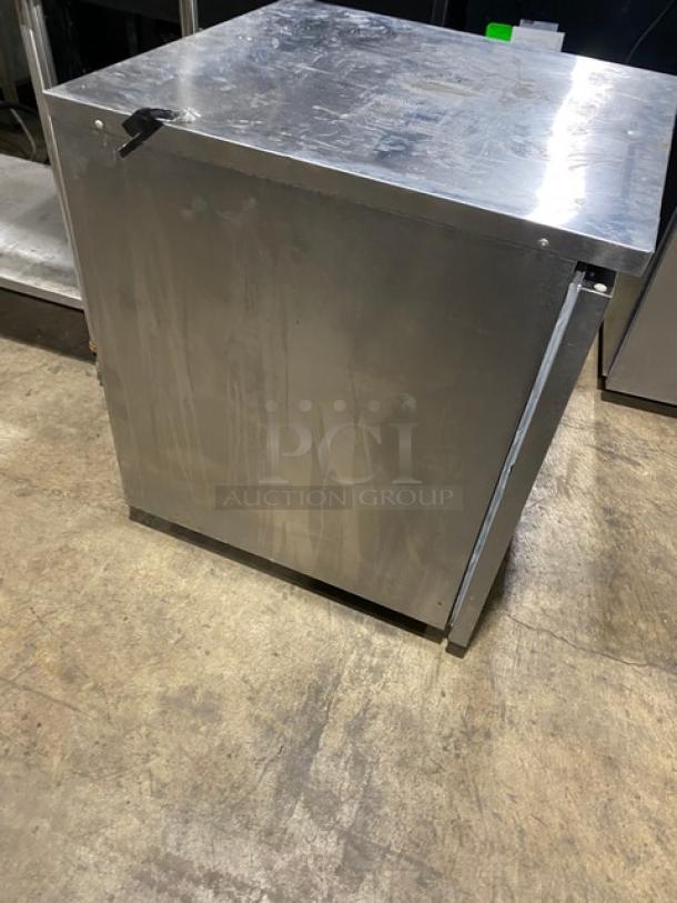 Delfield Commercial Stainless Steel Single Door Undercounter Worktop Refrigerator! Model: 406P-STAR2 SN: 2001152001125! 115V 1 Phase! On Casters! - Image 3 of 7