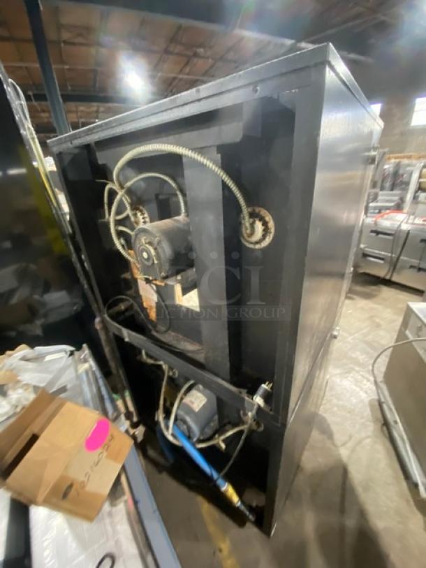 Blodgett Boston Market Style Commercial Stainless Steel Natural Gas Powered Double Stacked Convection Oven! With Wired Oven Racks! On Casters! 2X Your Bid Makes One Unit! - Image 4 of 8