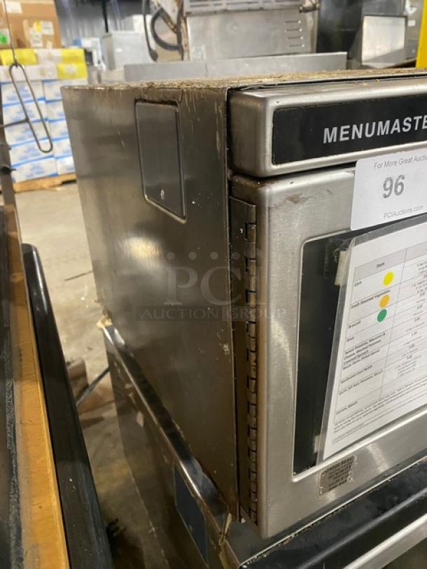 MenuMaster Commercial Stainless Steel Countertop Microwave Oven! With Programable Touch Pad! Model: MRC30S2 SN: 1201109733! 208/240V! - Image 2 of 8