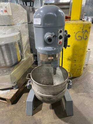 Attias Commercial Heavy Duty 60 Quart Planetary Mixer! With Handled Mixing Bowl! 120V!