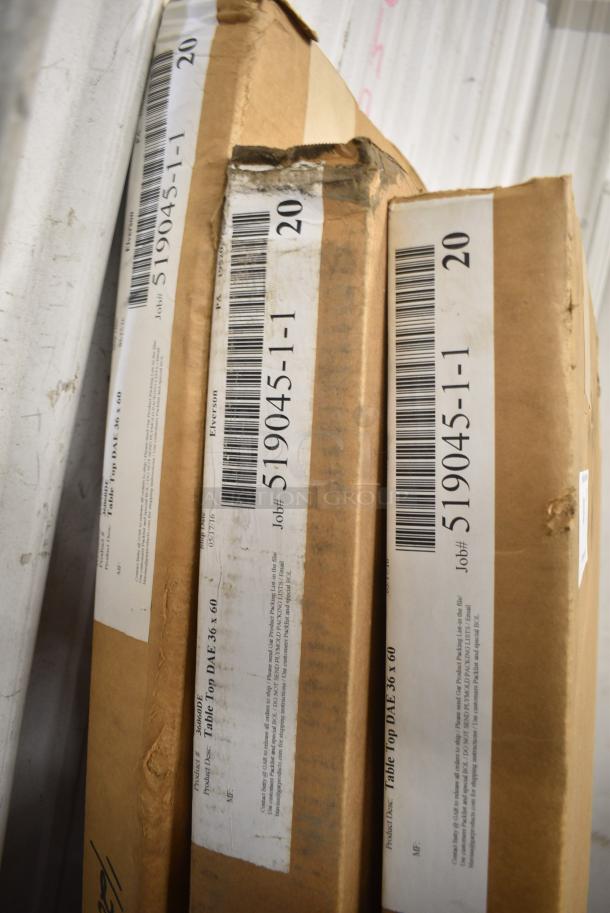 3 Boxes of 2 BRAND NEW IN BOX! 36060DE 36x60 Table Top. 3 Times Your Bid! - Image 3 of 6