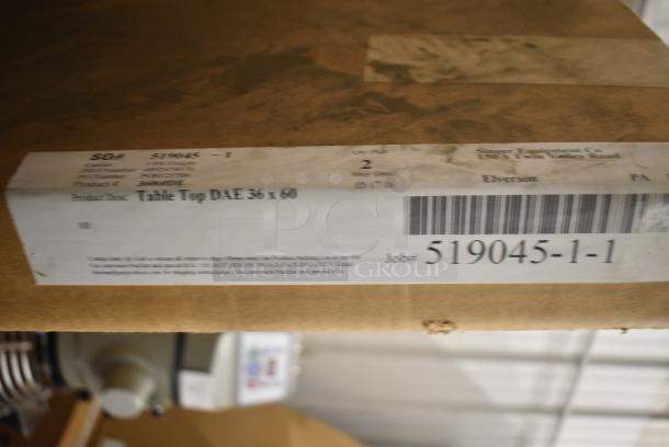 3 Boxes of 2 BRAND NEW IN BOX! 36060DE 36x60 Table Top. 3 Times Your Bid! - Image 4 of 6
