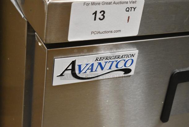 BRAND NEW SCRATCH AND DENT! 2024 Avantco 178CBE72HC CBE-72-HC Stainless Steel Commercial 72" 4 Drawer Refrigerated Chef Base on Commercial Casters. 115 Volts, 1 Phase. Tested and Working! - Image 2 of 9