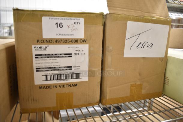 2 Cases of 36 Boxes of 36 BRAND NEW! Libbey 989 016 Quantum 6 1/4" 18/0 Stainless Steel Heavy Weight Bouillon Spoon. 2 Times Your Bid! - Image 2 of 3