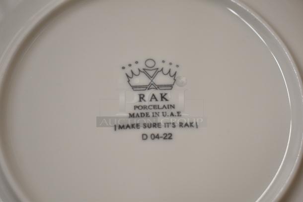 Box of 24 BRAND NEW! RAK Porcelain TWNNPR18SH Twirl Shell Flat Coupe Plate Case - Image 5 of 6