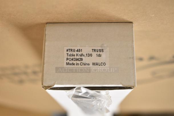 4 Cases of 80 Boxes of 12 BRAND NEW! Walco TRU451 9 3/4" Dinner Knife with 18/10 Stainless Grade. 4 Times Your Bid! - Image 3 of 4
