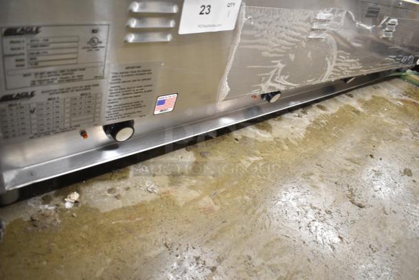BRAND NEW SCRATCH AND DENT! 2024 Eagle SHT4-240 Stainless Steel Commercial Electric Powered 4 Bay Steam Table. 240 Volts, 1 Phase. - Image 7 of 8