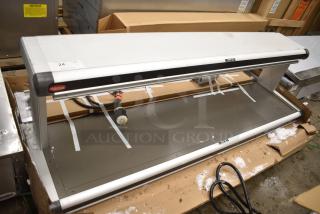 BRAND NEW SCRATCH AND DENT! Hatco GR2BW-60 60" Glo-Ray Stainless Steel Designer Buffet Warmer with Black Insets. 120/208-240 Volts, 1 Phase.
