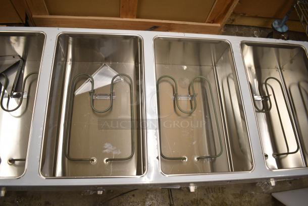 BRAND NEW SCRATCH AND DENT! 2024 ServIt 423EST5WOPB Stainless Steel Commercial Electric Powered 5 Bay Steam Table. 208/240 Volts, 1 Phase. - Image 6 of 8