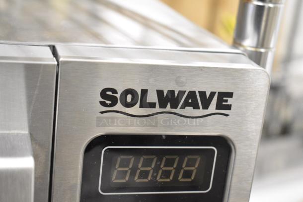 BRAND NEW SCRATCH AND DENT! 2024 Solwave 180MW1000SS Stainless Steel Commercial Microwave with Push Button Controls. 120 Volts, 1 Phase. - Image 2 of 6