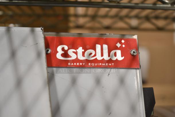 BRAND NEW SCRATCH AND DENT! Estella 348EDS18S Stainless Steel 18" Countertop One Stage Dough Sheeter. 120 Volts, 1 Phase. Tested and Working! - Image 2 of 8