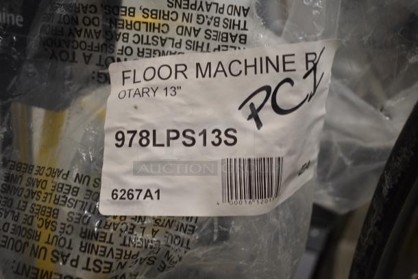 BRAND NEW SCRATCH AND DENT! 2024 Lavex 978LPS13S 13" Single Speed Rotary Floor Machine. 120 Volts, 1 Phase. Tested and Working! - Image 4 of 5