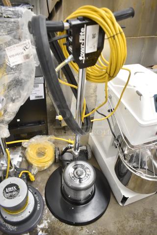 BRAND NEW SCRATCH AND DENT! Powr-Flite Classic C202 20" Dual Speed Rotary Floor Machine. 120 Volts, 1 Phase. Tested and Does Not Power On