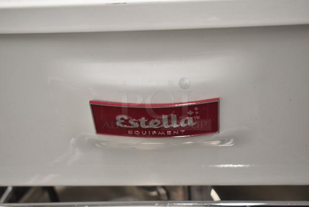 BRAND NEW SCRATCH AND DENT! Estella 348SM20 Metal Commercial 20 Qt. / 28 lb. Two-Speed Spiral Dough Mixer w/ Stainless Steel Mixing Bowl, Bowl Guard and Dough Hook Attachment. 120 Volts, 1 Phase. - Image 4 of 7
