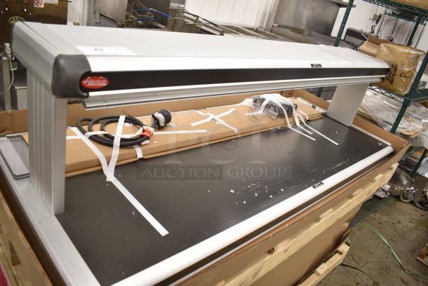 BRAND NEW SCRATCH AND DENT! Hatco GR2BW-60 60" Glo-Ray Stainless Steel Designer Buffet Warmer with Black Insets. 120/208-240 Volts, 1 Phase. - Image 1 of 5