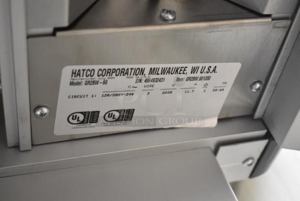 BRAND NEW SCRATCH AND DENT! Hatco GR2BW-60 60" Glo-Ray Stainless Steel Designer Buffet Warmer with Black Insets. 120/208-240 Volts, 1 Phase. - Image 5 of 5