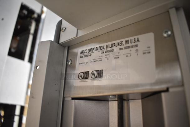 BRAND NEW SCRATCH AND DENT! Hatco GR2BW-60 60" Glo-Ray Stainless Steel Designer Buffet Warmer with Black Insets. 120/208-240 Volts, 1 Phase. - Image 5 of 5