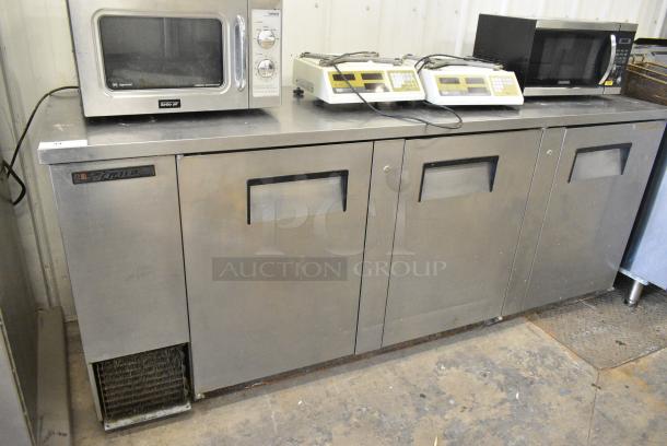 True TBB-4-S Stainless Steel Commercial Undercounter 3 Door Cooler. 115 Volts, 1 Phase. Tested and Working! - Image 1 of 5