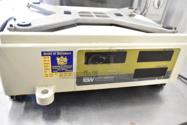 2 Easy Weigh PC-100 Countertop Food Portioning Scale. 120 Volts, 1 Phase. 2 Times Your Bid! Tested and Working! - Image 5 of 8