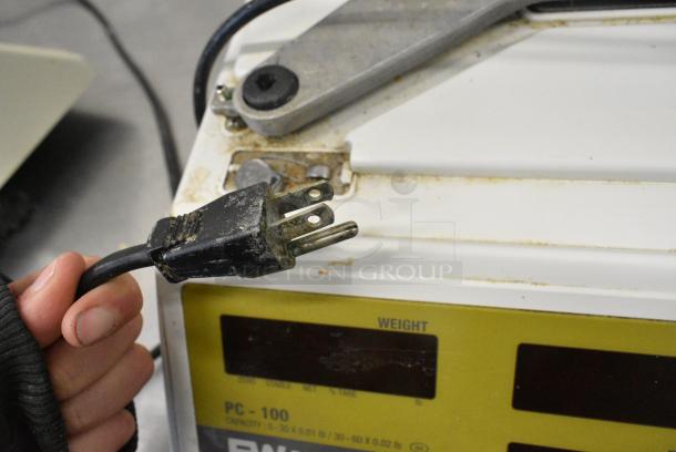 2 Easy Weigh PC-100 Countertop Food Portioning Scale. 120 Volts, 1 Phase. 2 Times Your Bid! Tested and Working! - Image 8 of 8
