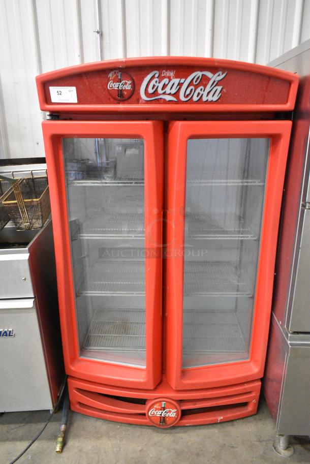 Beverage Air RAD15 Metal Commercial 2 Door Reach In Cooler Merchandiser w/ Poly Coated Racks. 115 Volts, 1 Phase. Tested and Working! - Image 1 of 3