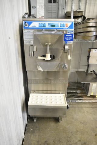 Carpigiani LB 302/RTX-G Stainless Steel Commercial Floor Style Air Cooled Batch Freezer. 208/230 Volts, 3 Phase.
