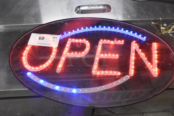 Light Up Open Sign. Tested and Working! - Image 1 of 2