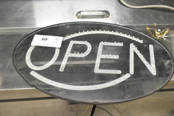 Light Up Open Sign. Tested and Working! - Image 2 of 2