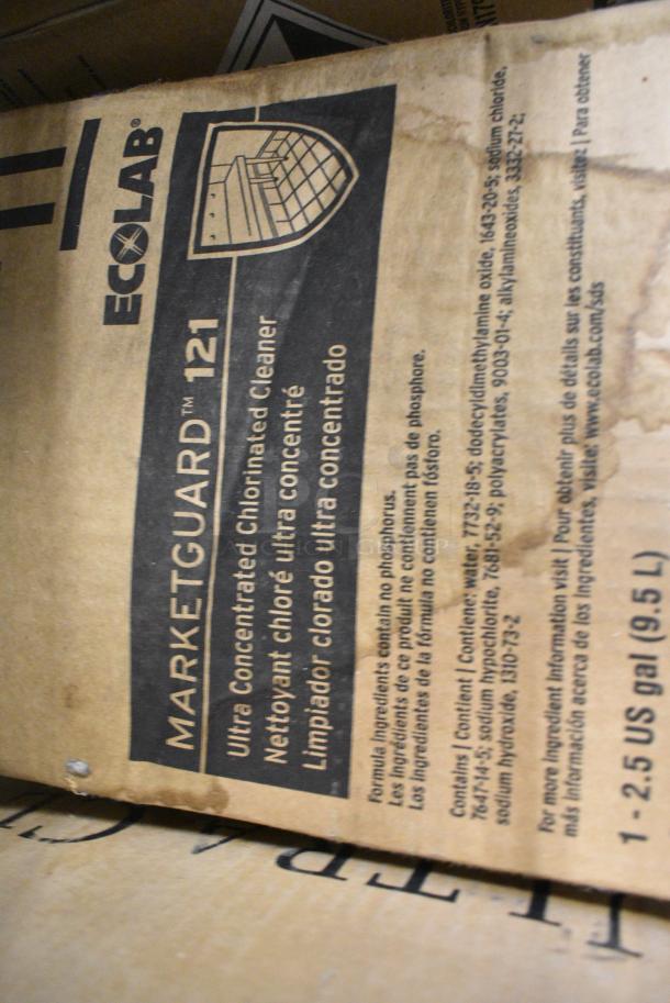 3 Boxes of Ecolab Marketguard 121 Ultra Concentrated Chlorinated Cleaner. 3 Times Your Bid! - Image 2 of 2