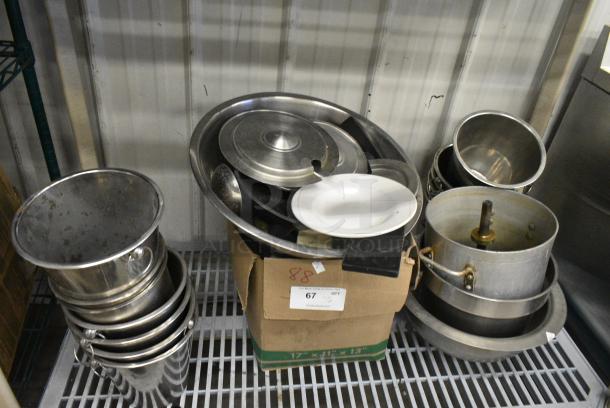 ALL ONE MONEY! Tier Lot of Various Items Including Ice Buckets and Lids - Image 1 of 4