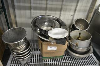 ALL ONE MONEY! Tier Lot of Various Items Including Ice Buckets and Lids