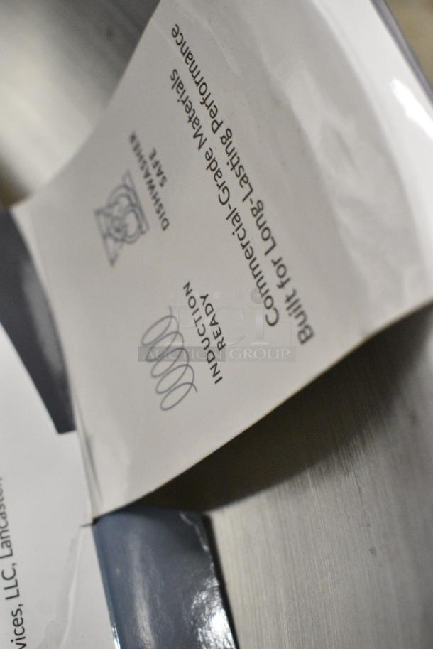 2 BRAND NEW SCRATCH AND DENT! Vigor 473SSFRY16 SS1 Series 16" Stainless Steel Fry Pan with Aluminum-Clad Bottom and Helper Handle. 2 Times Your Bid! - Image 3 of 5