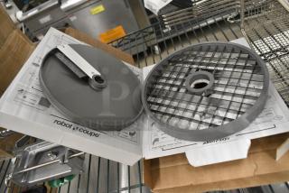 2 BRAND NEW SCRATCH AND DENT! Robot Coupe Food Processor Blades; Slicing and 28120 Dicing Grid.  2 Times Your Bid!