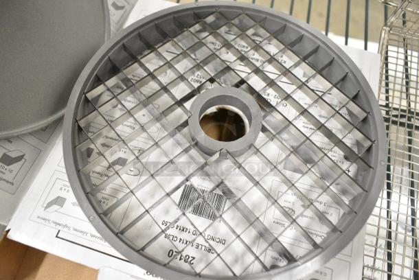 2 BRAND NEW SCRATCH AND DENT! Robot Coupe Food Processor Blades; Slicing and 28120 Dicing Grid.  2 Times Your Bid! - Image 2 of 3