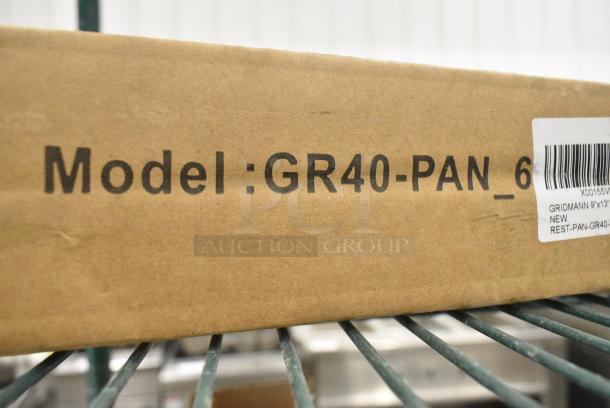 BRAND NEW SCRATCH AND DENT! Box of 6 Gridman GR40-PAN_6 Metal Baking Pans. 9"x13" - Image 2 of 3