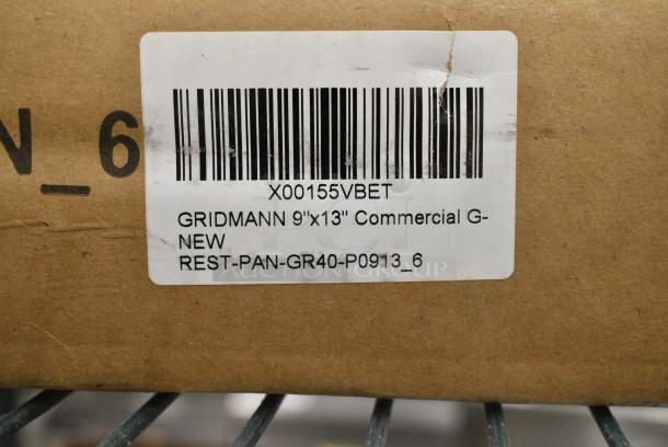 BRAND NEW SCRATCH AND DENT! Box of 6 Gridman GR40-PAN_6 Metal Baking Pans. 9"x13" - Image 3 of 3