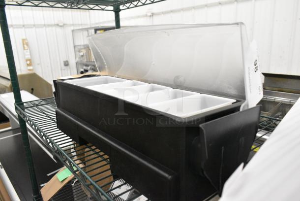 BRAND NEW SCRATCH AND DENT! Black Poly Topping Rail - Image 1 of 6