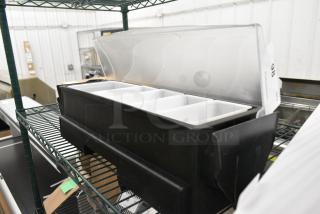 BRAND NEW SCRATCH AND DENT! Black Poly Topping Rail