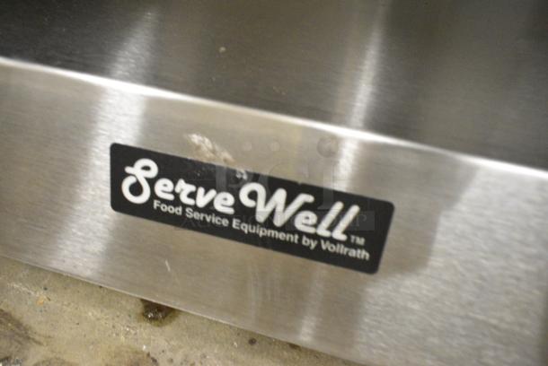 BRAND NEW SCRATCH AND DENT! Vollrath ServeWell 38104 Stainless Steel Commercial Electric Four Pan Sealed Well Hot Food Table. 120 Volts, 1 Phase. Cannot Test Due To Plug Style - Image 4 of 7