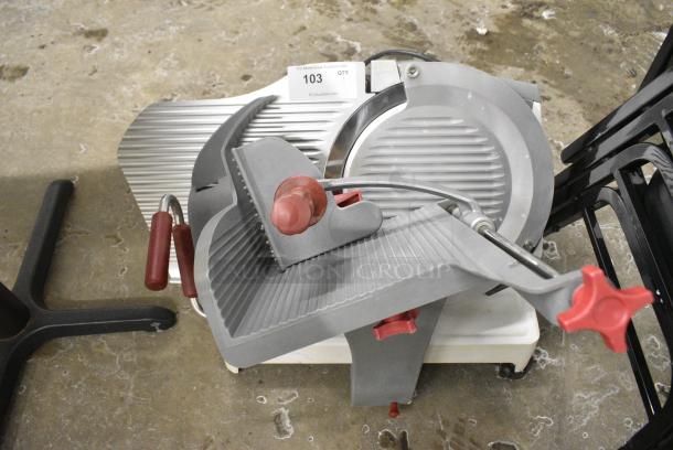 Berkel X13AE-PLUS Stainless Steel Commercial Countertop Meat Slicer. 120 Volts, 1 Phase. Tested and Working! - Image 1 of 6