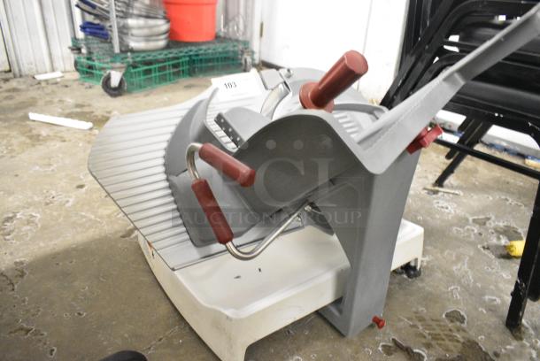Berkel X13AE-PLUS Stainless Steel Commercial Countertop Meat Slicer. 120 Volts, 1 Phase. Tested and Working! - Image 2 of 6