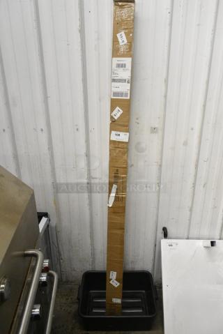 BRAND NEW SCRATCH AND DENT! Lot of 4 Regency 460EBP74 74" NSF Black Epoxy Post